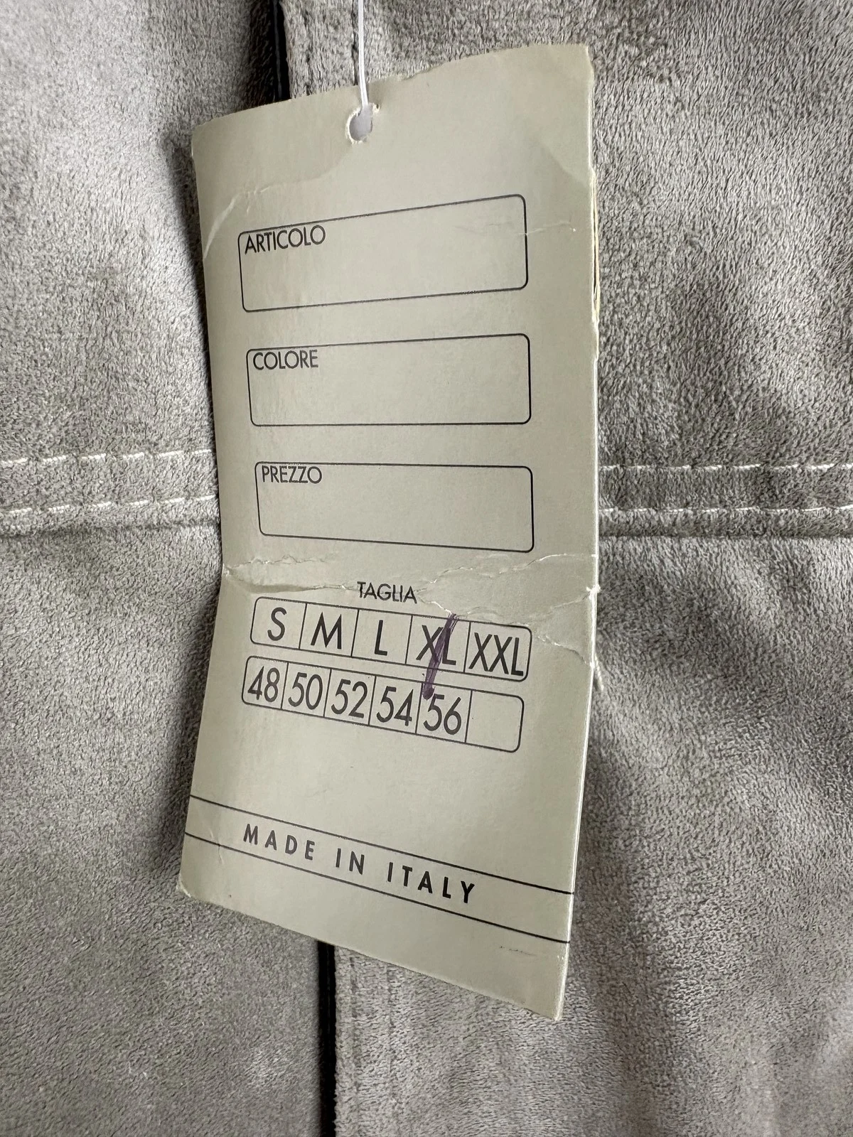 CA Collezioni Men's Suede Jacket XL Made in Italy – photo 4