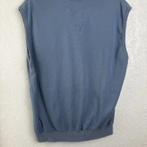 Nike Golf Men's Sleeveless Henley Shirt Blue Size M – photo 2