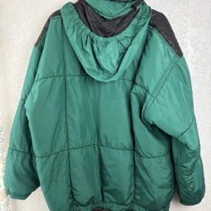 Vintage Tokka Tribe Green Quilted Puffer Jacket Made by Luhta Size L – photo 2
