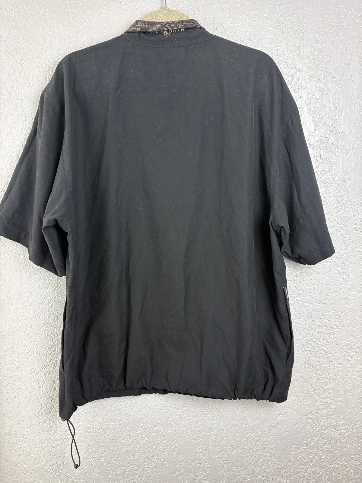 Ashworth Men's Black Short Sleeve Golf Pullover Windbreaker Size L – photo 2