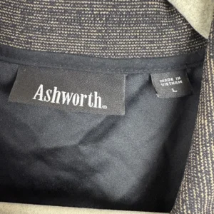 Ashworth Men's Black Short Sleeve Golf Pullover Windbreaker Size L – photo 3