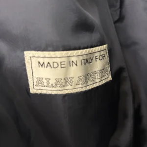 Alan Austin Vintage Navy Blue Double Breasted Blazer 42R Made in Italy – photo 3