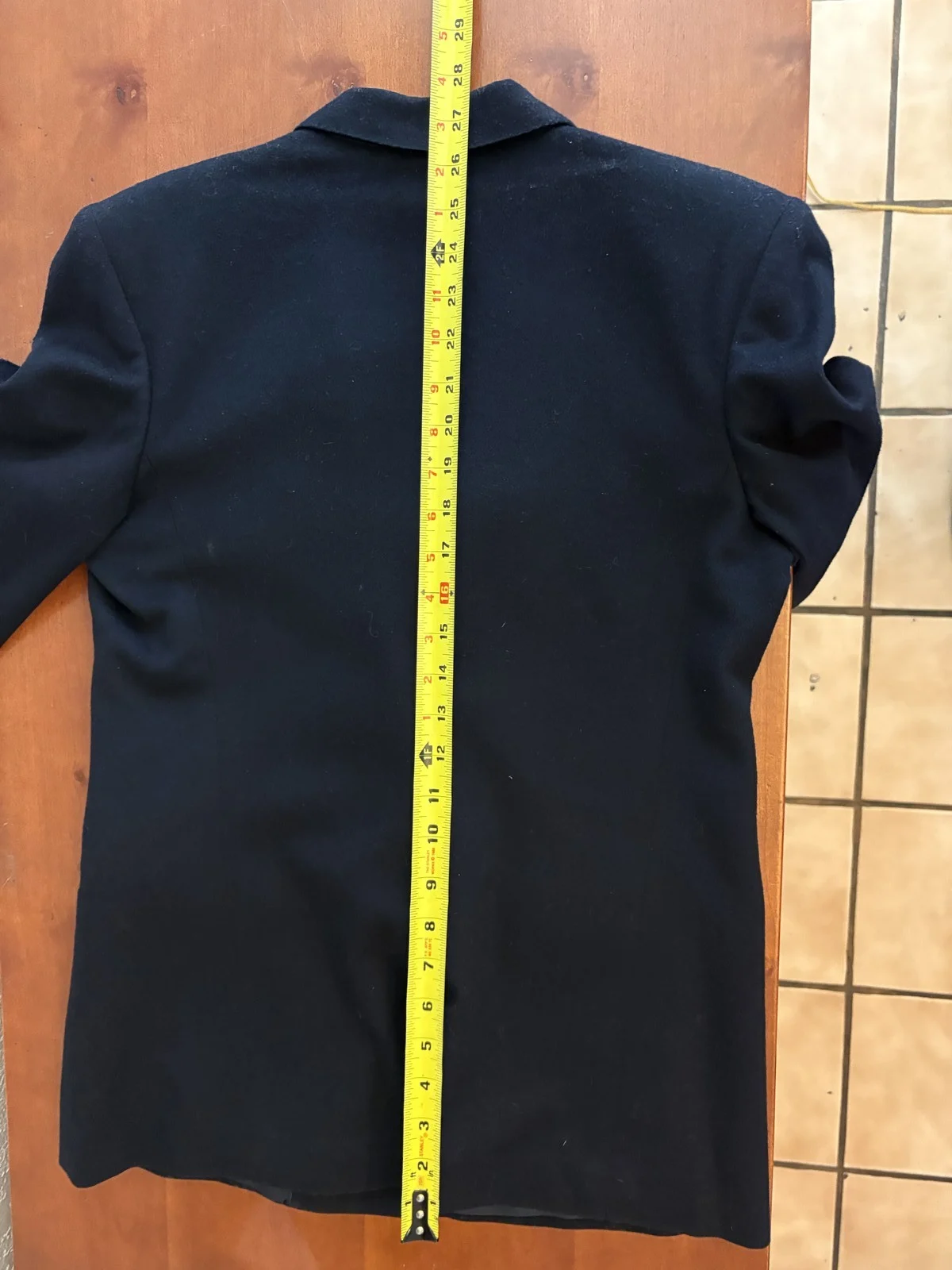 Alan Austin Vintage Navy Blue Double Breasted Blazer 42R Made in Italy – photo 8