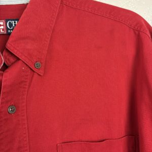Vintage Chaps Ralph Lauren Red Long Sleeve Button Down Shirt Men's L – photo 2