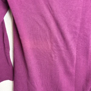 Isaac Mizrahi Live Purple Cowl Neck Sweater Top XXS Cotton Rayon Blend – photo 2