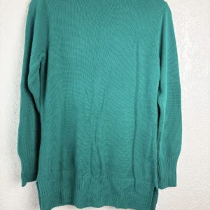 Isaac Mizrahi Live! Essentials Green Cardigan Sweater Women's Size S Cotton Blen – photo 2