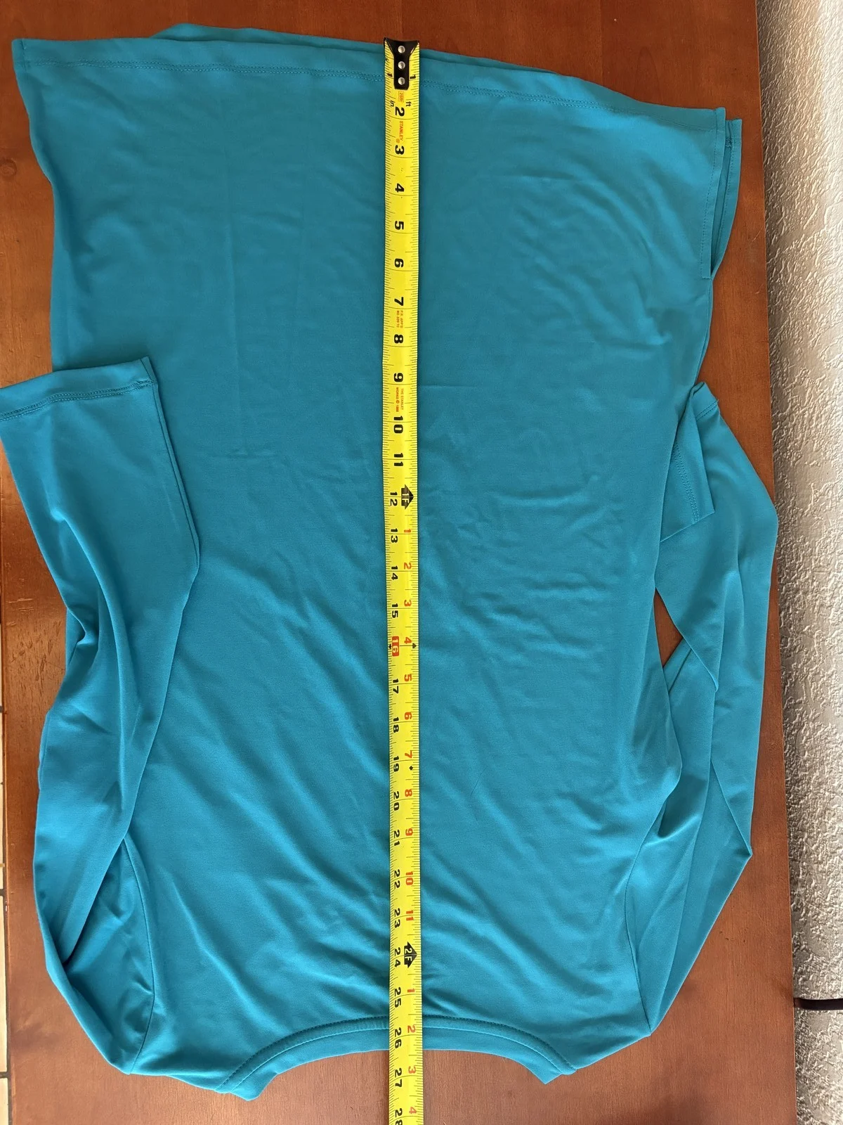 Susan Graver Modern Essentials Teal 3/4 Sleeve Top Women's XXS Polyester Blend – photo 6