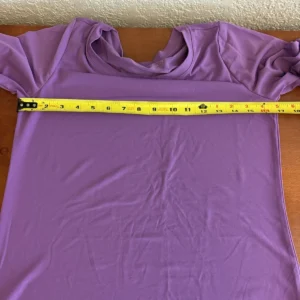 Susan Graver Modern Essentials Purple 3/4 Sleeve Top Women's XXS – photo 5