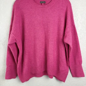 Vince Camuto Pink Crew Neck Pullover Sweater Women's Size S Acrylic Blend