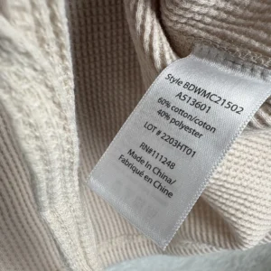 Barefoot Dreams Malibu Collection Waffle Knit Tie Hem Top Size S – photo 4