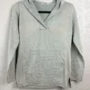 Barefoot Dreams Women's XS Cotton Knit Hoodie Pullover Light Green
