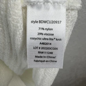 Barefoot Dreams CozyChic Ultra Lite Knit Top Sweater XS Cream – photo 4