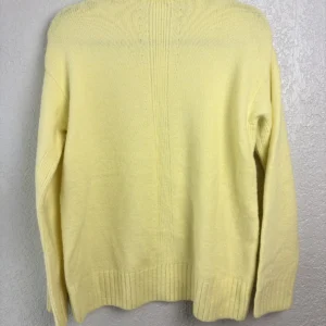 Rachel Zoe Women's Yellow Crew Neck Pullover Sweater Size XS – photo 2