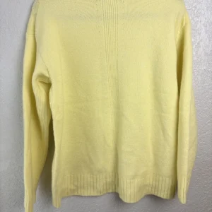Rachel Zoe Yellow Crew Neck Pullover Sweater Women's Size S – photo 2