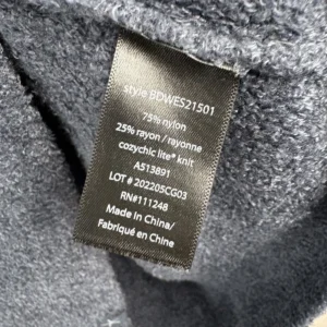 Barefoot Dreams CozyChic Lite Ribbed V-Neck Sweater Gray Women's XS – photo 4
