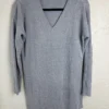 Barefoot Dreams Cozychic Ultra Lite V-Neck Tunic Sweater Gray XS