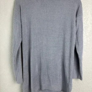 Barefoot Dreams Cozychic Ultra Lite V-Neck Tunic Sweater Gray XS – photo 2