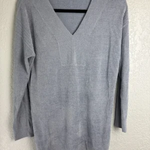 Barefoot Dreams Cozychic Ultra Lite V-Neck Tunic Sweater Blue XS BDWCU21612