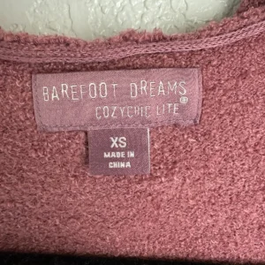 Barefoot Dreams CozyChic Lite Hooded Cardigan XS Mauve Pink – photo 3