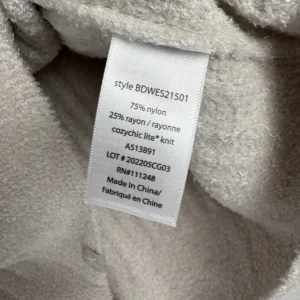 Barefoot Dreams CozyChic Lite Ribbed V-Neck Sweater XS Cream – photo 4