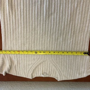 Barefoot Dreams CozyChic Lite Ribbed V-Neck Sweater XS Cream – photo 5