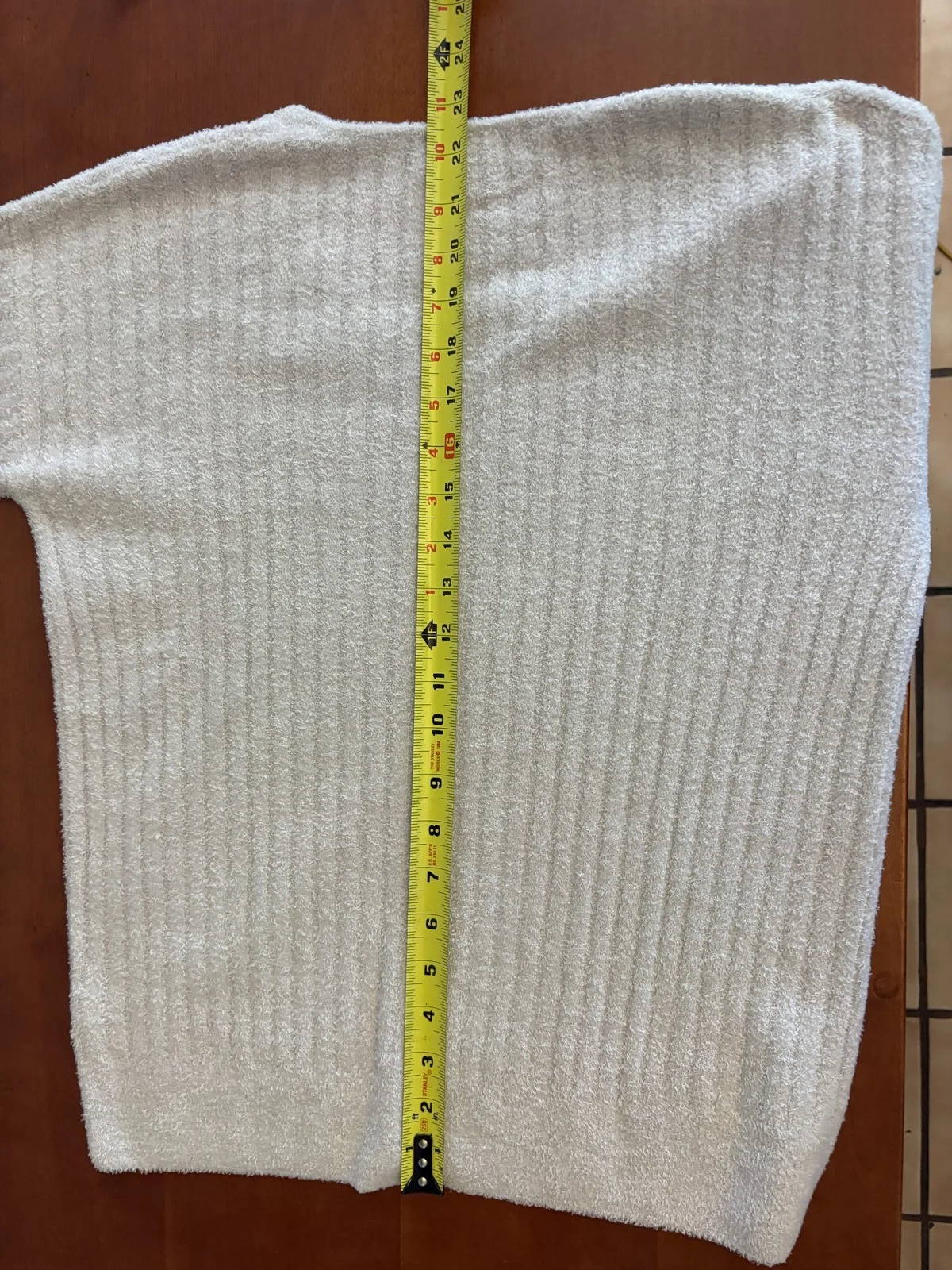 Barefoot Dreams CozyChic Lite Ribbed V-Neck Sweater XS Cream – photo 6