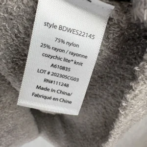 Barefoot Dreams CozyChic Lite V-Neck Pullover Sweater Taupe Tall XS – photo 4