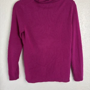 Charter Club Luxury Cashmere Turtleneck Sweater Women's S Magenta Pink – photo 2