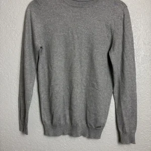 Calvin Klein Women's Silver Metallic Turtleneck Sweater Size Small