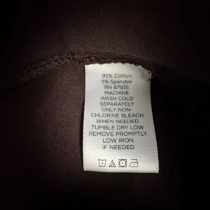 Susan Graver Weekend Brown Cotton Spandex Pants Size S Small – photo 2