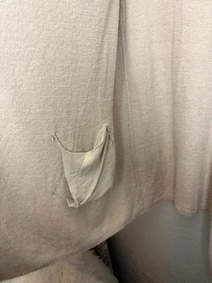 Barefoot Dreams Cozychic Lite Open Front Cardigan Sweater Beige S/M Style 903 – photo 5