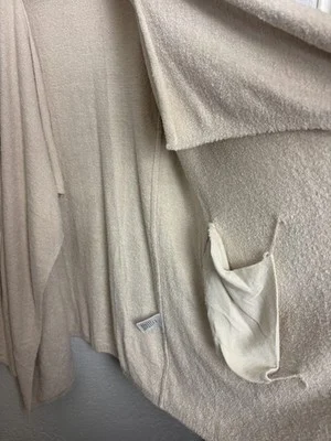 Barefoot Dreams Cozychic Lite Open Front Cardigan Sweater Beige S/M Style 903 – photo 6