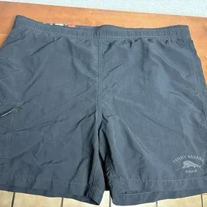 Tommy Bahama Men's Swim Trunks Shorts Navy Blue Size M Nylon Marlin Graphic