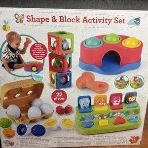 Play Shape & Block Activity Set 22 Pieces Baby Toddler Educational Toy 07386 – photo 7