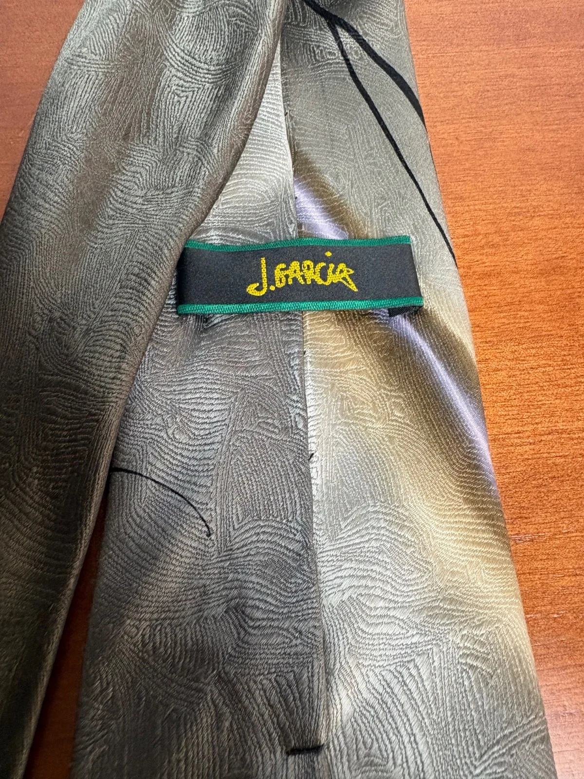 J Garcia 100% Silk Tie Banyan Trees II Collection Thirty-Five Vintage 2004 – photo 4