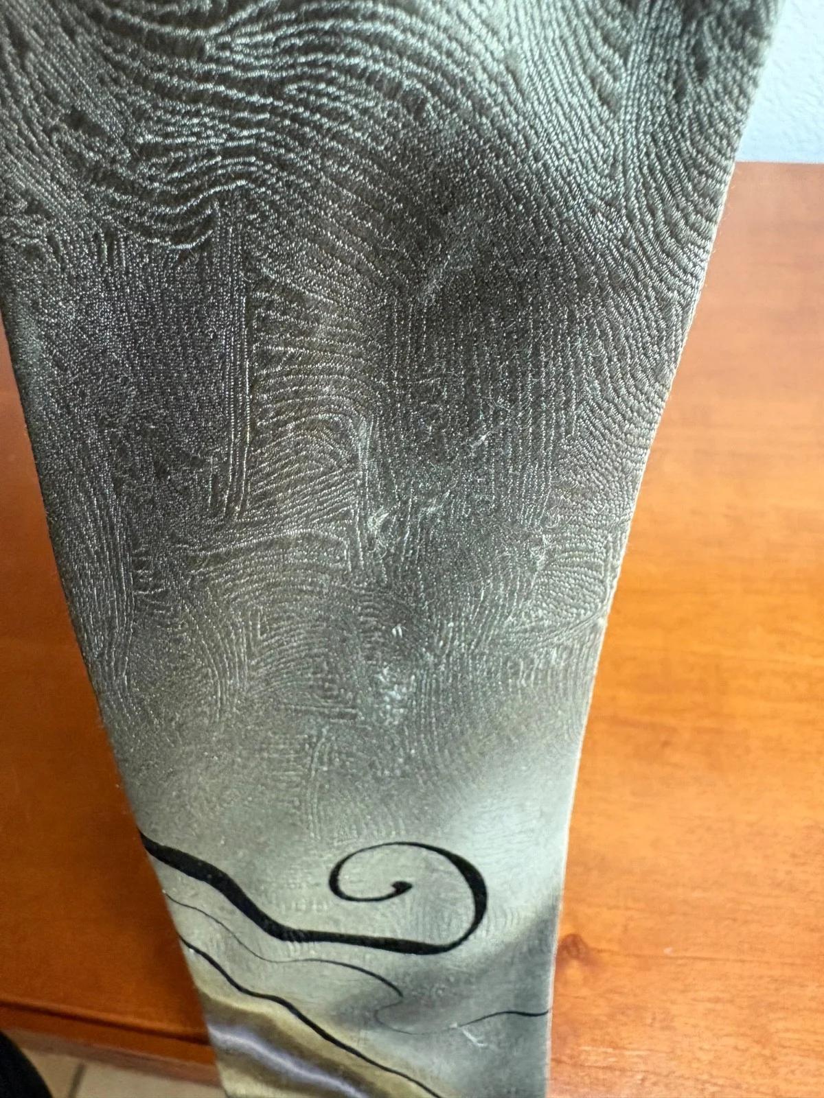 J Garcia 100% Silk Tie Banyan Trees II Collection Thirty-Five Vintage 2004 – photo 5