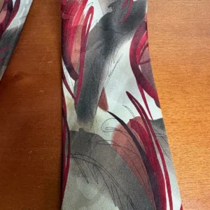 J Garcia 100% Silk Tie Green Tree Collection Thirty Abstract Vintage 1996 – photo 4