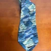 J. Garcia Silk Tie 1996 Estate of Jerome J Garcia Vintage Abstract Blue Wave