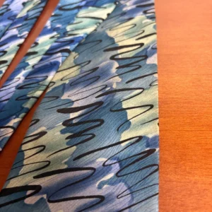 J. Garcia Silk Tie 1996 Estate of Jerome J Garcia Vintage Abstract Blue Wave – photo 7