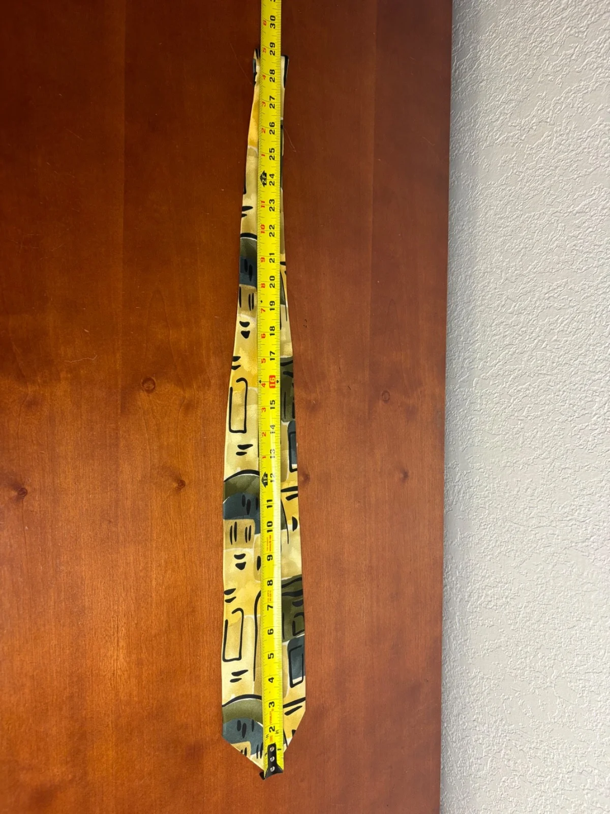 J. Garcia Robot Neurosis Collection 41 Silk Tie Vintage Abstract Yellow Green – photo 8