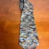 J. Garcia The Blue Iceberg Collection 15 Silk Tie Vintage Abstract Grey 1996