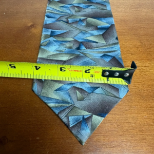 J. Garcia The Blue Iceberg Collection 15 Silk Tie Vintage Abstract Grey 1996 – photo 4