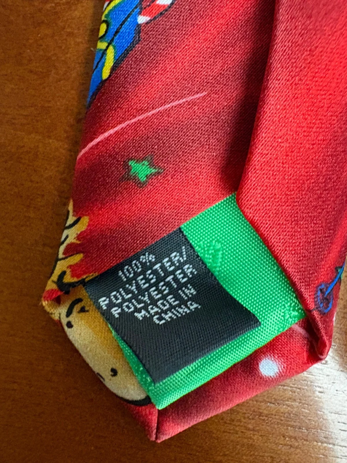 J. Garcia Cartoon Limbo Collection 64 Christmas Tie Sking Santa Reindeer Red – photo 4