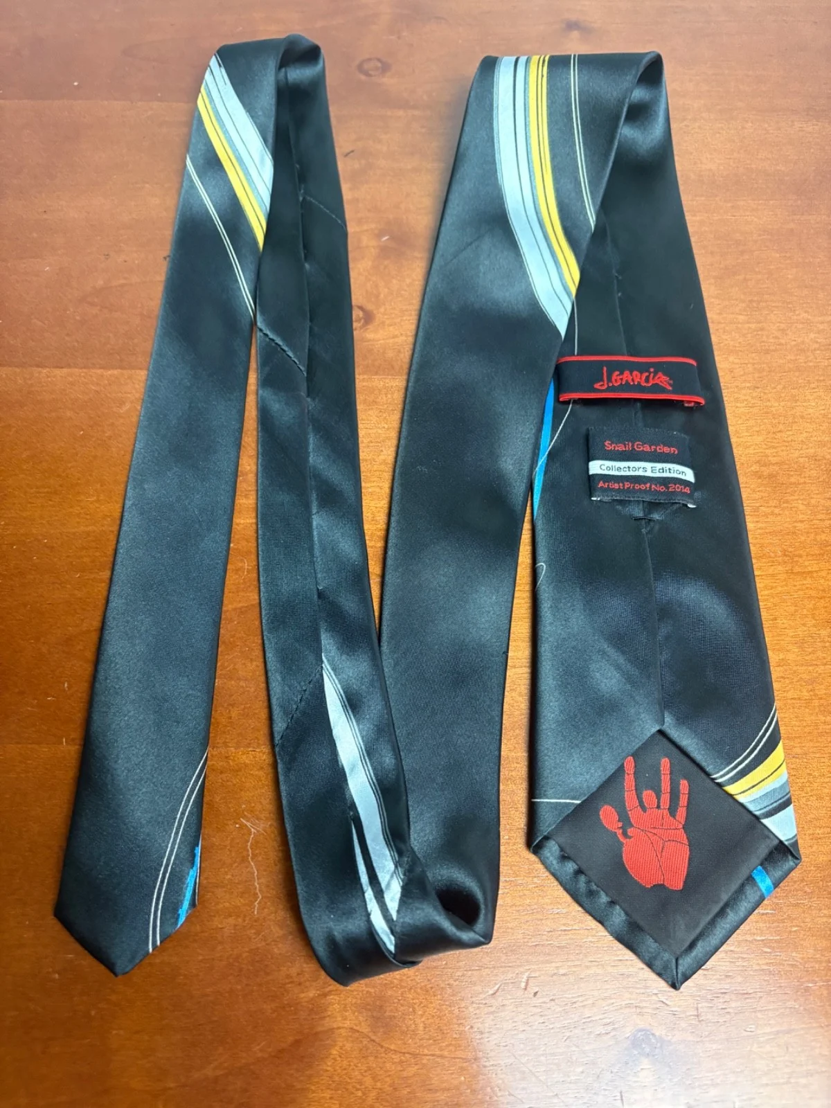 J. Garcia Snail Garden Collectors Edition Necktie Artist Proof No 2014 Black – photo 8
