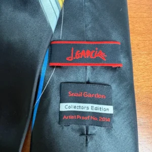 J. Garcia Snail Garden Collectors Edition Necktie Artist Proof No 2014 Black – photo 9