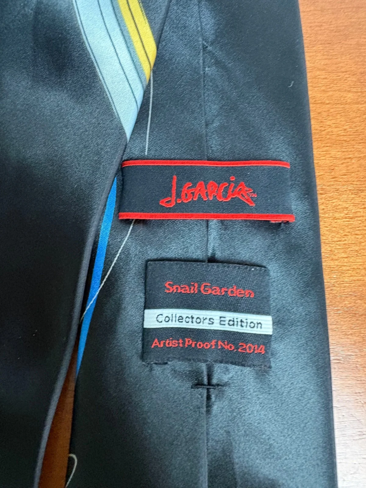J. Garcia Snail Garden Collectors Edition Necktie Artist Proof No 2014 Black – photo 9