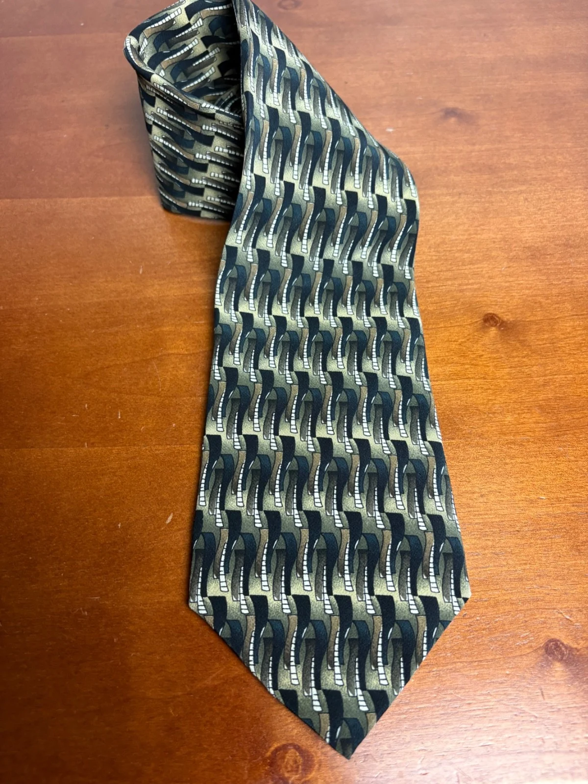 J. Garcia "Drummers Collection Seventeen" Silk Necktie Vintage 1996 Abstract