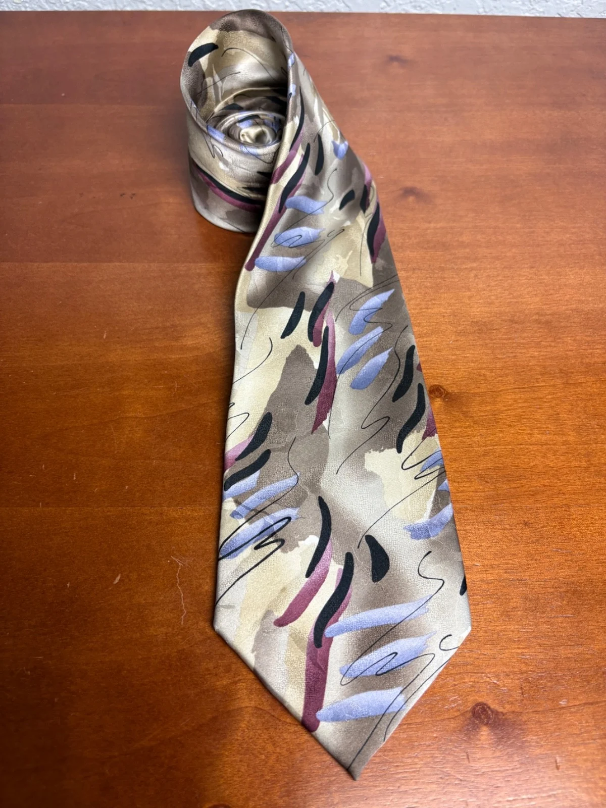J. Garcia 100% Silk Tie "Arizona" Limited Edition Collection Forty-One Abstract
