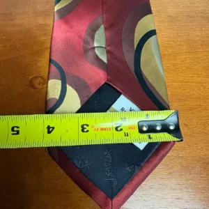 Jerry Garcia Virtual Reality Ape Silk Neck Tie Abstract Swirl Red Gold 2005 – photo 9