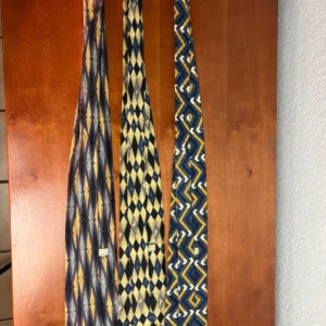 Lot of 3 Zoni Inc. Men's Silk Ties Geometric Chevron Harlequin Retro Prints – photo 10